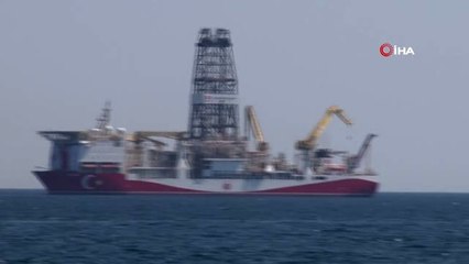 Sondaj gemisi 'Yavuz' Antalya açıklarında