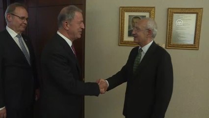 Akar, CHP'yi ziyaret etti (2)