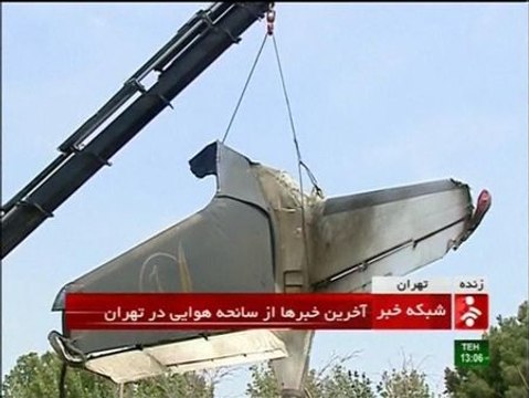 Se estrella un avión en Irán con 48 pasajeros a bordo