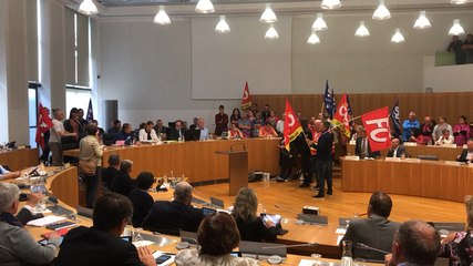 Le cri du cœur d’un gréviste au conseil départemental