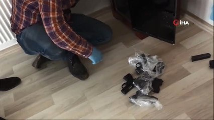 Karaman'da kaçak silah operasyonu: 3 gözaltı