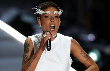 Halsey defends racy on stage outfits