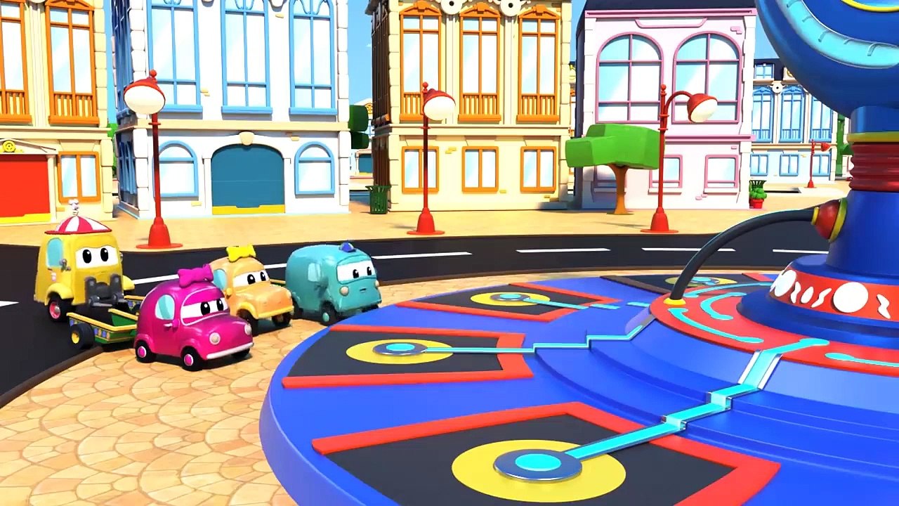 Truck videos for kids -  EASTER: Hunt for the Missing Easter Eggs  - Super Truck in Car City !