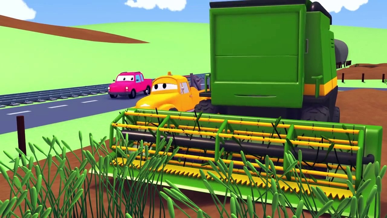 Tom the Tow Truck's Car Wash and Matt the Police Car | Truck cartoons for kids