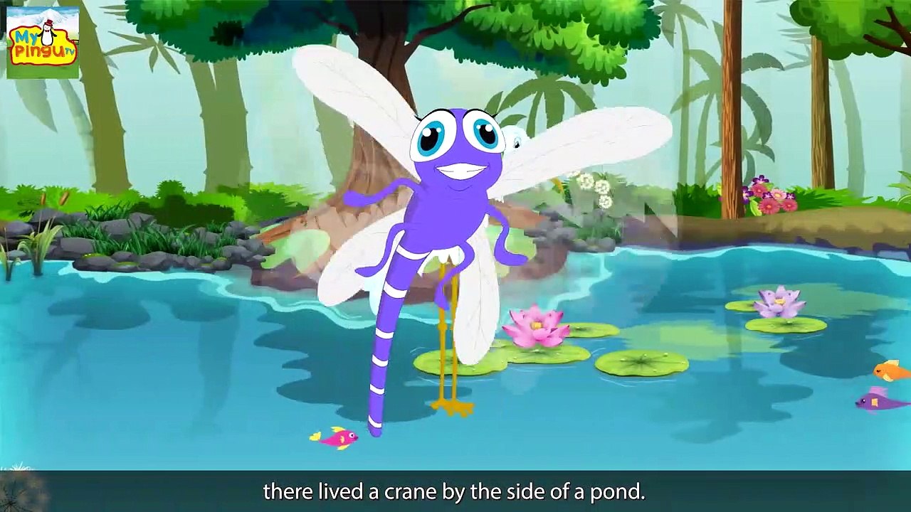 The Crane And The Crab Story In English |  Bedtime Stories - Fairy Tales - 4K UHD - Tales