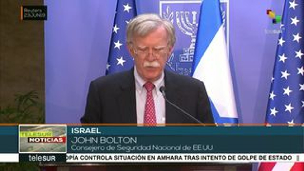 Bolton: Irán no debe confundir prudencia con debilidad