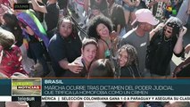 Rechazan brasileños en marcha LGBTI discurso homofóbico del pdte.