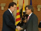 Rajoy y Mas, correctos en su esperado encuentro