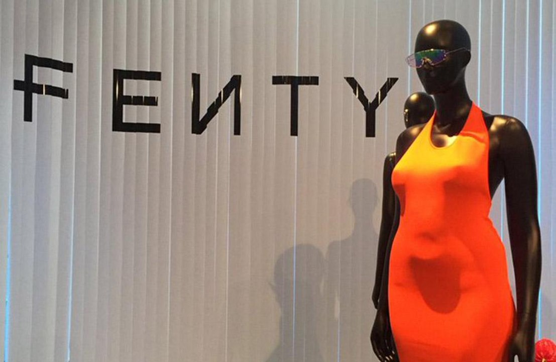 Rihanna has curvy mannequins at Fenty pop-up