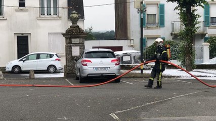 Incendie d’un véhicule place de La Tour d’Auvergne