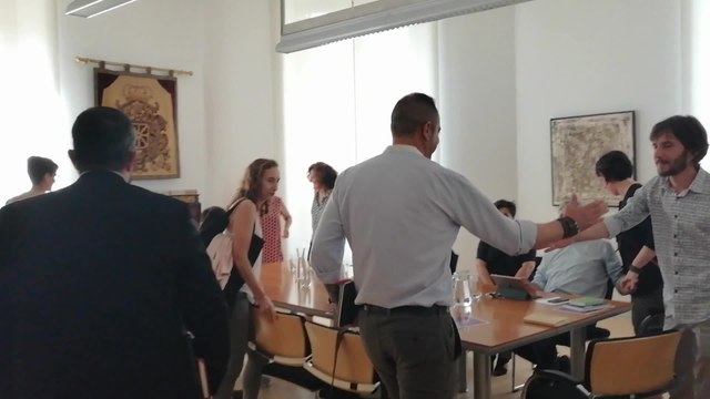 PSN, Geroa Bai, Podemos e I-E se reúnen para negociar un programa