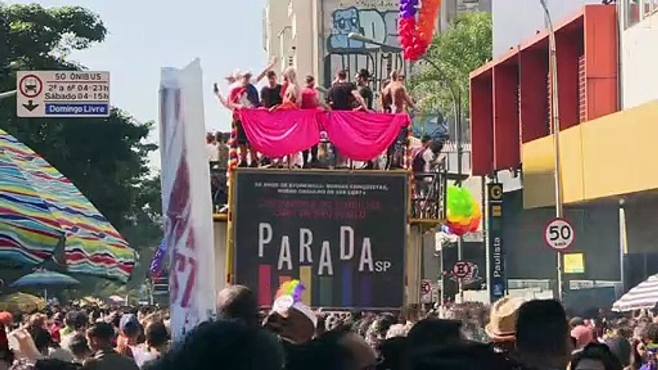 Pride parade engulfs Sao Paulo despite unease over conservatism