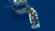 Frontex diffuse des images de migrants lâchés au large par des passeurs