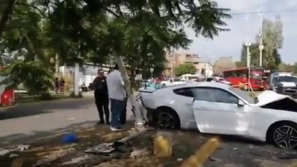 Download Video: Así quedó el coche de Joao Maleck tras sufrir un accidente