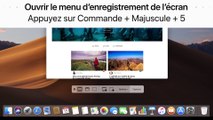 Enregistrer l'écran de votre Mac