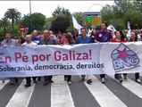 Los nacionalistas gallegos reivindican la soberanía de Galicia en la manifestación del BNG