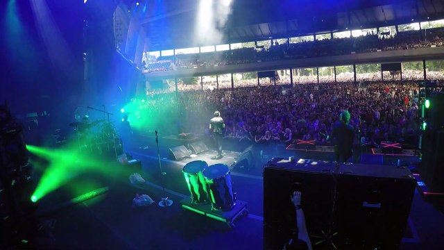Marilyn Manson Gopro Footage From Side Stage 2016