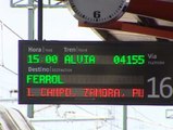 Sale de Chamartín el tren con destino a Ferrol