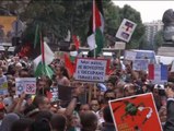 Miles de personas piden en París el cese de los bombardeos sobre Gaza