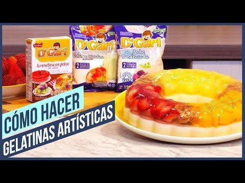 Cómo hacer gelatinas artísticas *FÁCIL* | Cocina Delirante