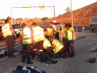 Fallece un motorista en Madrid