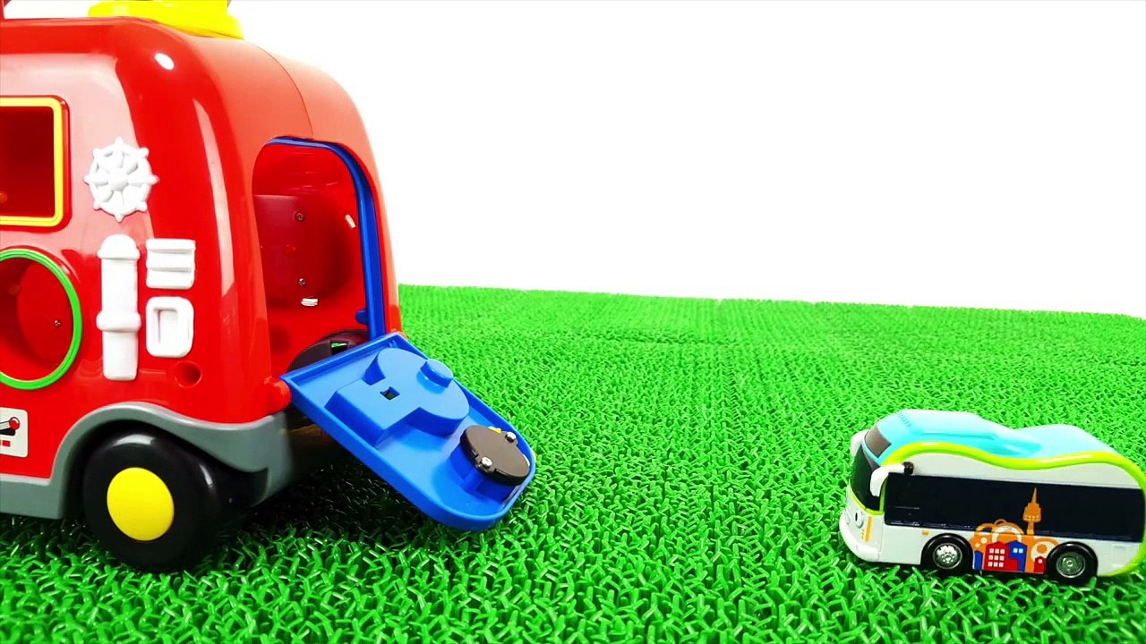 Tayo the Little Bus Tayo & Friends into the Toy Fire engine Spo Spo Movie for Children