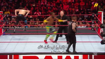 حيلة عبقرية من كينجستون تجعل كوربن يتصارع مع أوينز وزين ويخسر الصراع