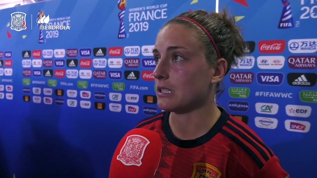 España 1-2 Estados Unidos: Declaraciones de Alexia Putellas en zona Mixta (Mundial Francia 2019)