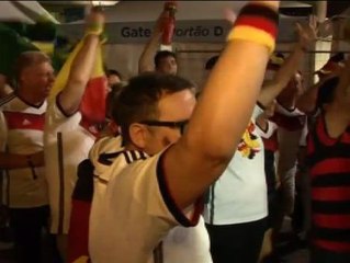 La alegría alemana se desborda en Maracaná