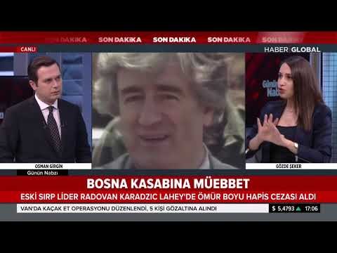 Eski Sırp Lider Radovan Karadzic Srebrenitsa'da Yaptığı Soykırım İçin Müebbet Cezası Yedi