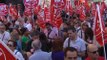 Los sindicatos protestan contra los procesos judiciales abiertos a piquetes
