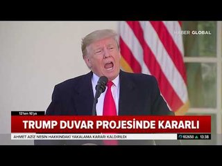 ABD'de Hükümet İşbaşı Yapıyor. Trump Duvar Projesinde Kararlı