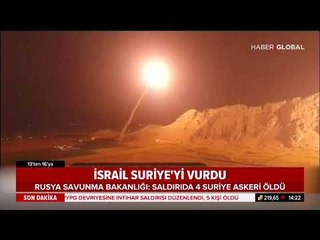 İsrail, Suriye’deki İran Hedeflerini Vurdu