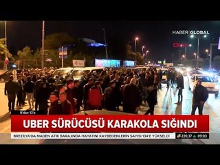 Taksiciler Uber Sürücüsüne Saldırdı, Uber Sürücüleri İsyan Etti