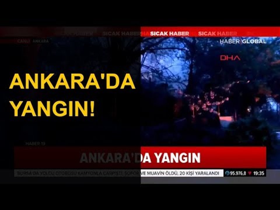 Ankara'da Gazi Hastanesi'nde Yangın!