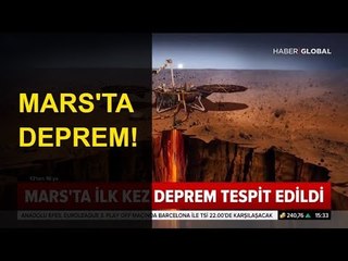 Mars'ta İlk Kez Deprem Tespit Edildi