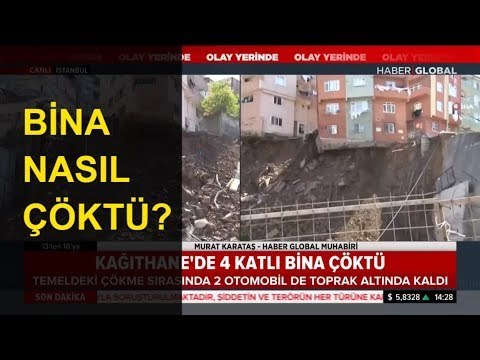 Kağıthane'de 4 Katlı Bina Nasıl Çöktü? Tüm Detaylar!