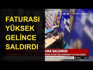 Faturası Yüksek Gelince Saldırdı