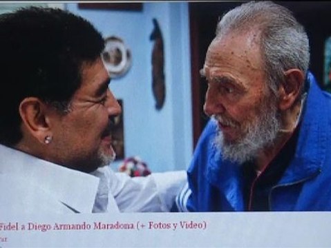 Mensaje de Fidel Castro a Diego Armando Maradona