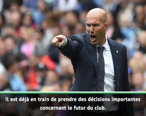 Real - Zamorano : "Zidane prend déjà des décisions importantes pour redresser la barre"