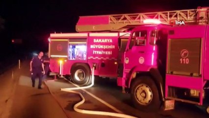 D-650’de kimyasal tanker yangını