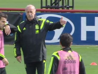 Del Bosque le pide a Cesc su peto para dárselo a Xabi