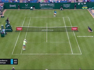 Eastbourne - Verdasco se défait de Millman entre les gouttes