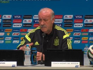 Del Bosque: "La clasificación todavía está en nuestra mano"