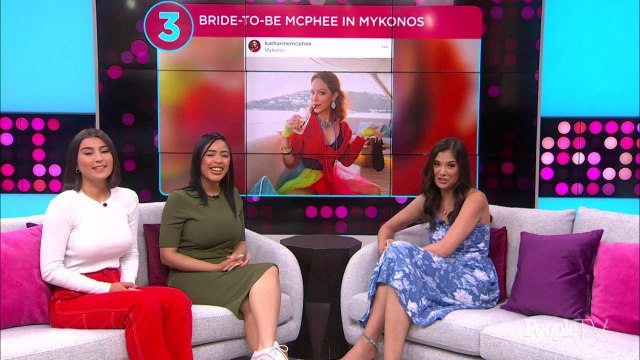 Bride-to-Be! Katharine McPhee Parties on a Boat in Mykonos Ahead of Wedding to David Foster