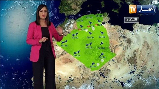 موجة حر طيلة باقي أيام الأسبوع/ أحوال الطقس ليوم الثلاثاء 25 جوان 2019