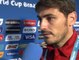 Iker Casillas: "Hay que ganar sí o sí y pedir perdón por la manera en la que hemos terminado el partido"