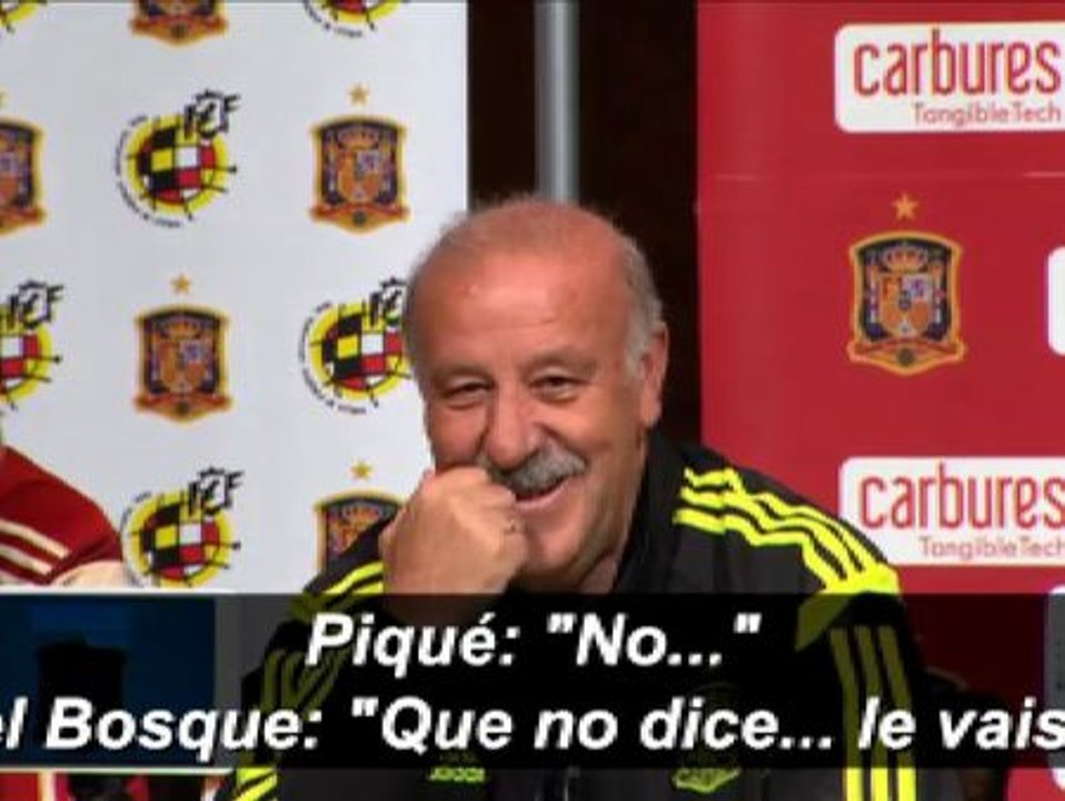 Piqué desvela a Del Bosque que Cesc se marcha por 33 millones