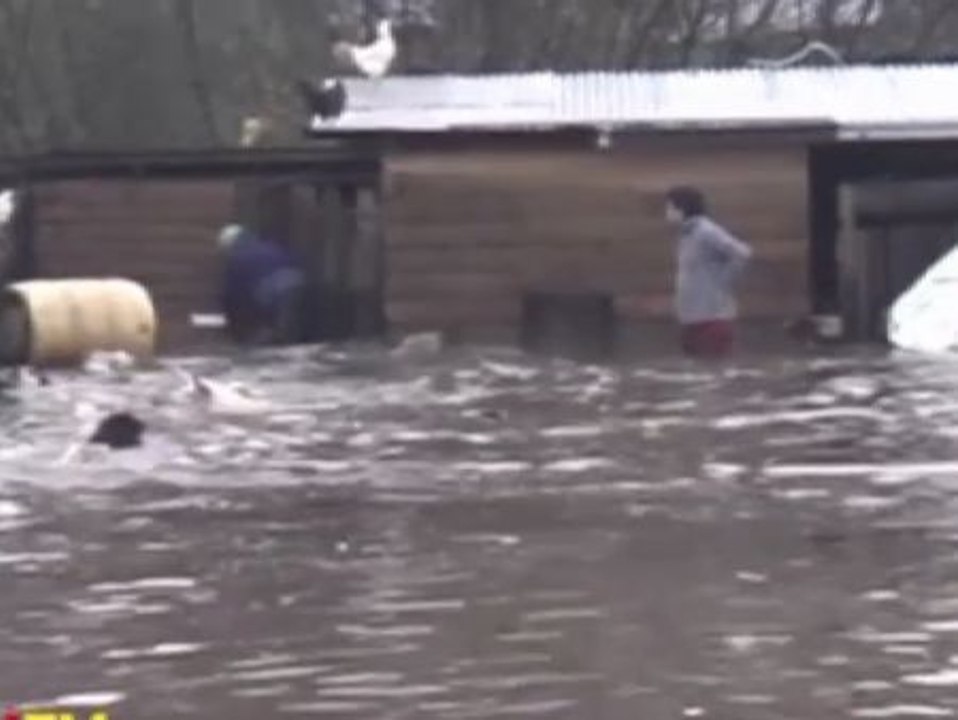 Las lluvias torrenciales dejan miles de damnificados en el sur de Chile