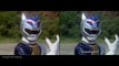 Power Rangers Wild Force Silver Wolf Ranger First Appearance Split Screen (PR and Sentai version)